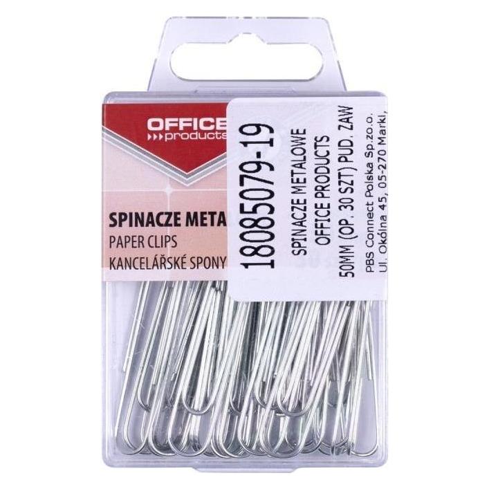 Office Products Silberne Metallklammern 50mm 30St (30x) (54570045)