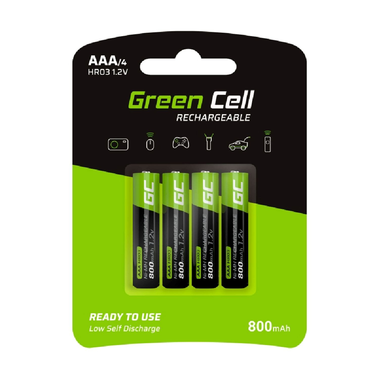 Green Cell GR04 Oplaadbare batterij AAA Nickel-Metal Hydride (NiMH)