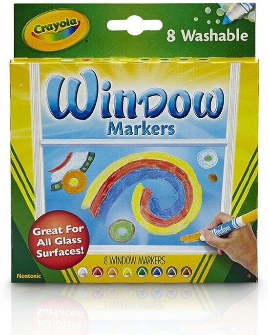 BRINQUEDO CRAYOLA MARCADORES VIDROS