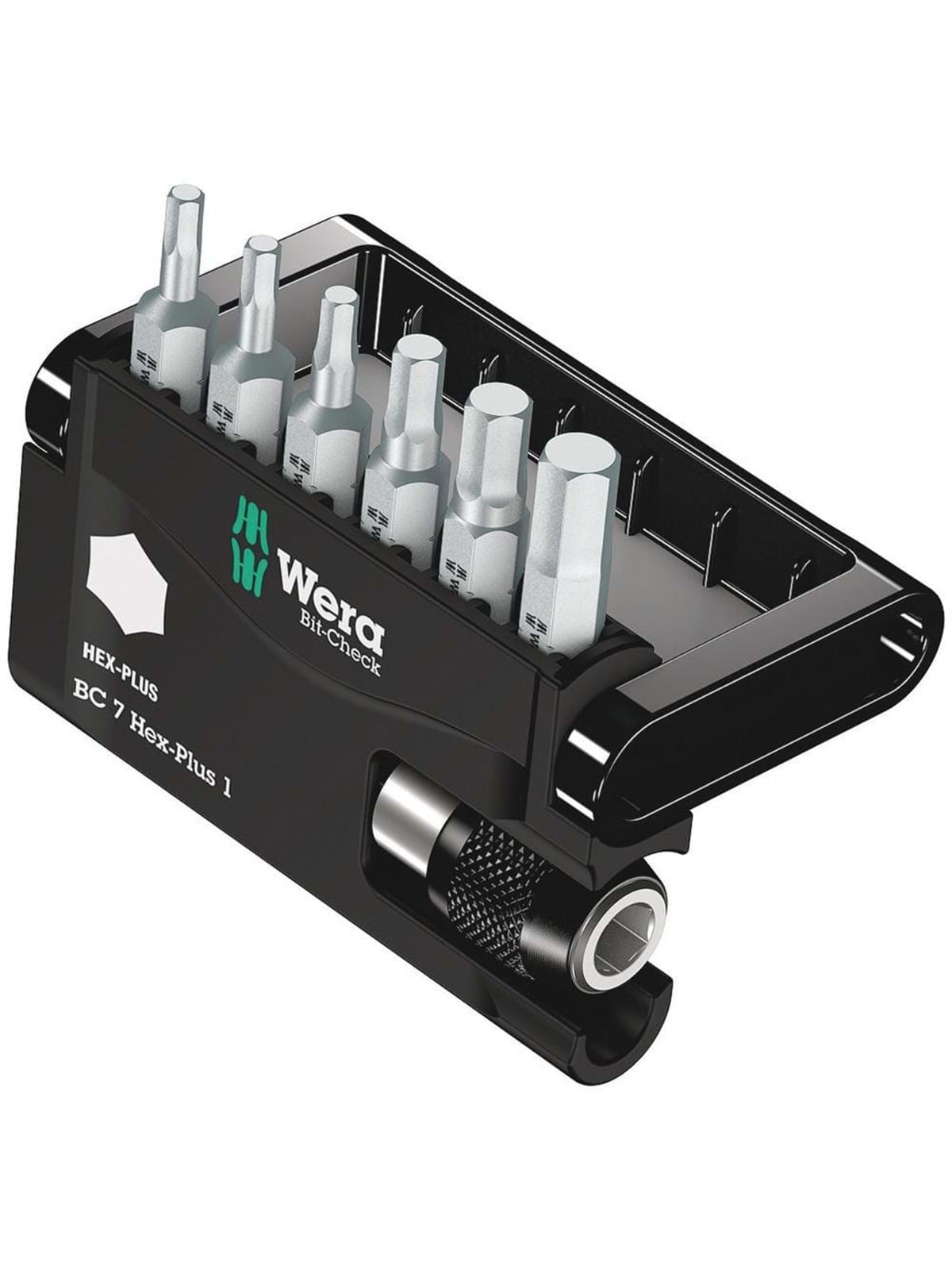 Wera Bit-Sortiment, Bit-Check 7 Hex-Plus 1, 7-teilig
