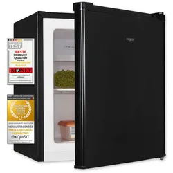 Exquisit Mini Gefrierschrank GB05-040E schwarz | 33 l Nutzinhalt | 4*-Gefrieren | Temperaturregelung