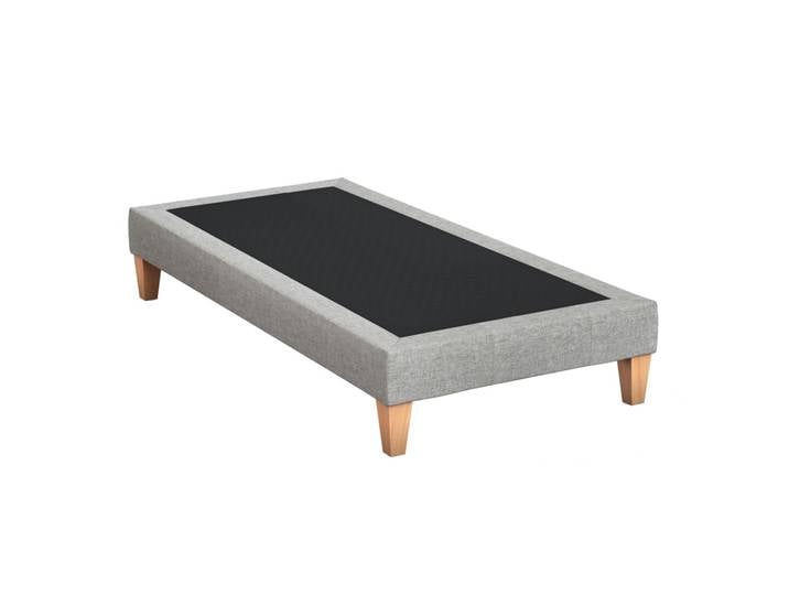 Sommier déco tapissier gris céleste - SOMEO 100x200