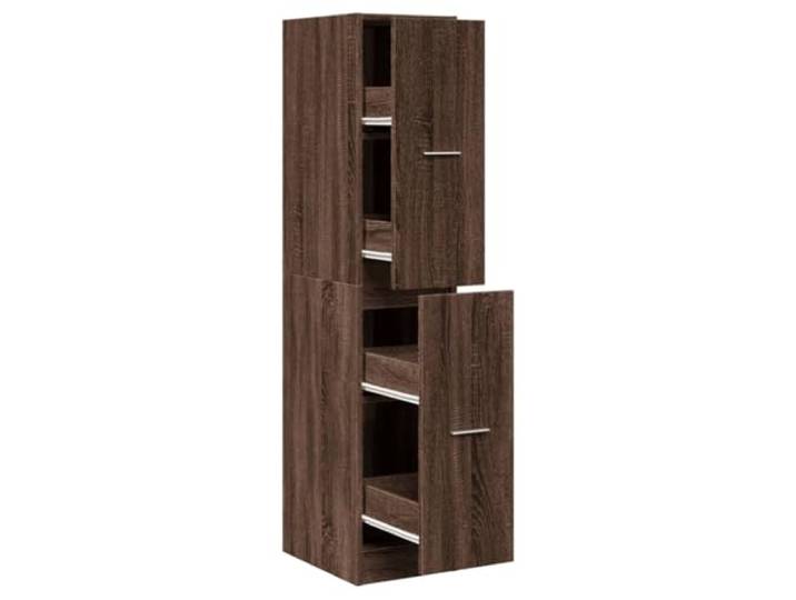 Heofavd Apothekerschrank Braun Eichen-Optik 30x41x144,5 cm