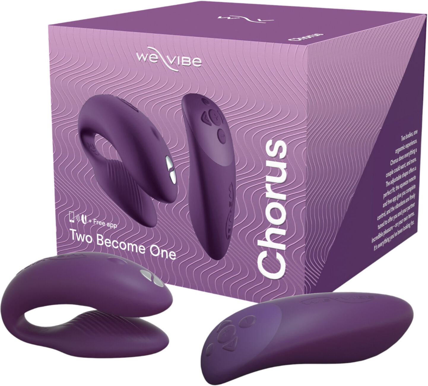 We-Vibe Chorus - App-controlled couples vibrator (purple)