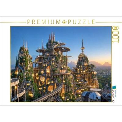 CALVENDO Puzzle Die Dschungel-Zitadelle | 1000 Teile Lege-Größe 64x48cm Foto-Puzzle für glückliche Stunden