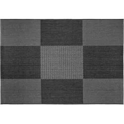 andiamo In- & Outdoorteppich Arizona Schachbrettmuster anthrazit 160 x 230 cm