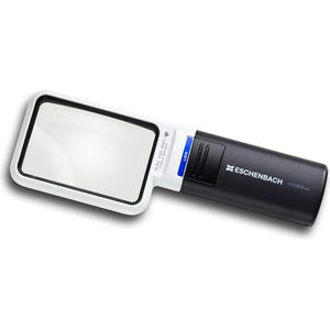 Eschenbach Lupe mobilux LED, mit Licht, 3,5x Vergrößerung, Leselupe, 75 x 50mm