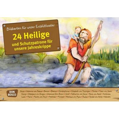 24 Heilige und Schutzpatrone für unsere Jahreskrippe. Kamishibai Bildkartenset., Sonstige von Martina Gross, Don Bosco