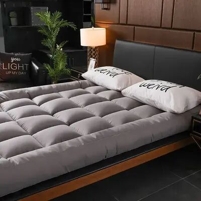 Silver Stone Store Tatami Mattress For Adults, Foldable Dormitory Mattress, Breathable Thickened Japanese Style Mattress, Versatile Sleep grey 180x200cm