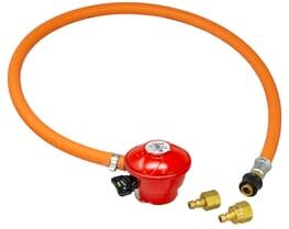 Hamilton Gas Products Ltd Universal 27mm Patio Gas Regulator & Hose – Quick Release for BBQs