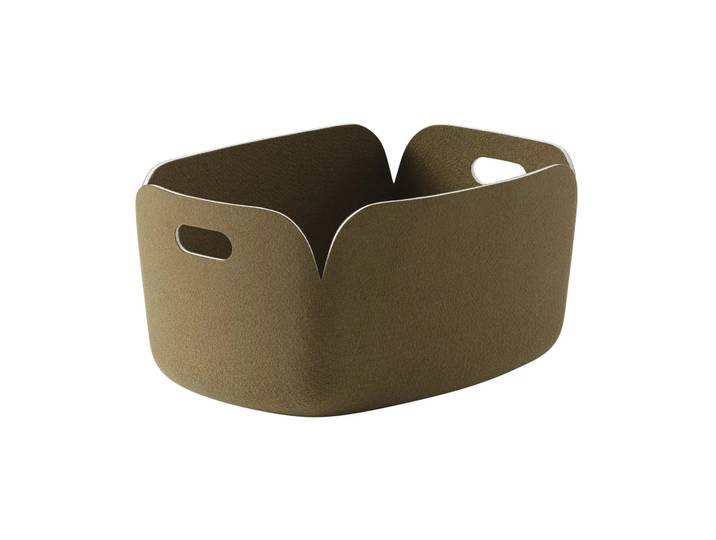 Muuto Panier de rangement Restore Brown Green