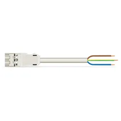 Wago 771-9293/216-102 konfektionierte Anschlussleitung,B2ca,Stecker/offenes Ende,weiß 7719293216102