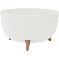 Siena Garden OSLO STRIPE LA966-05 Pflanzgefäß Polypropylen Creme