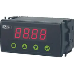 RS PRO, Energiemessgerät, 7-Segment-Anzeige Prozessanzeige für Strom, Widerstandsthermometer, Thermoelement, Spannung H