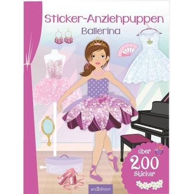 Sticker-Anziehpuppen – Ballerina, Taschenbuch von , arsedition, 978-3-8458-3202-9