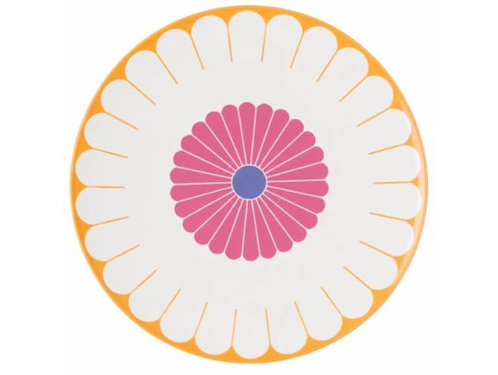 Villeroy & Boch - Fleur couleur assiette à servir grde multic.\, rés. lave-vaiss./four micro-ondes\, plat présent.\, plateau de service\, assiette de service\, motif floral\, assiette snack\, Porcel. Premium