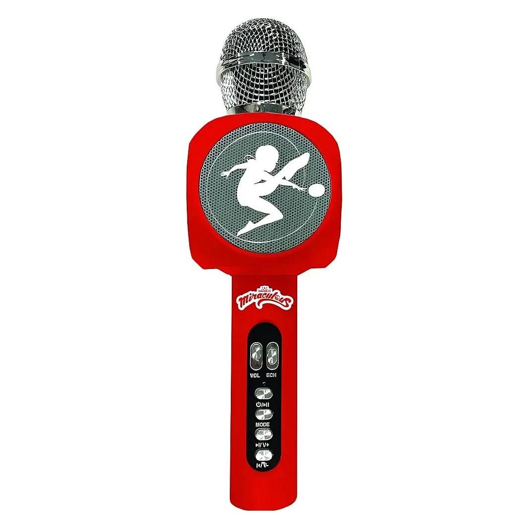 Lexibook Bluetooth Karaoke-Mikrofon mit eingebautem Lautsprecher, Lichtern und Sprachwechsler (MIC260MI)