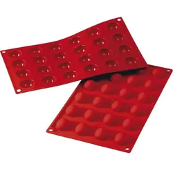 SILIKOMART Halbkugelform 24er, Silikon, Länge: 300 mm, Breite: 175 mm