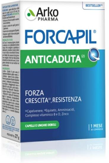 Arkopharma Forcapil Integratore Anticaduta 30 Compresse