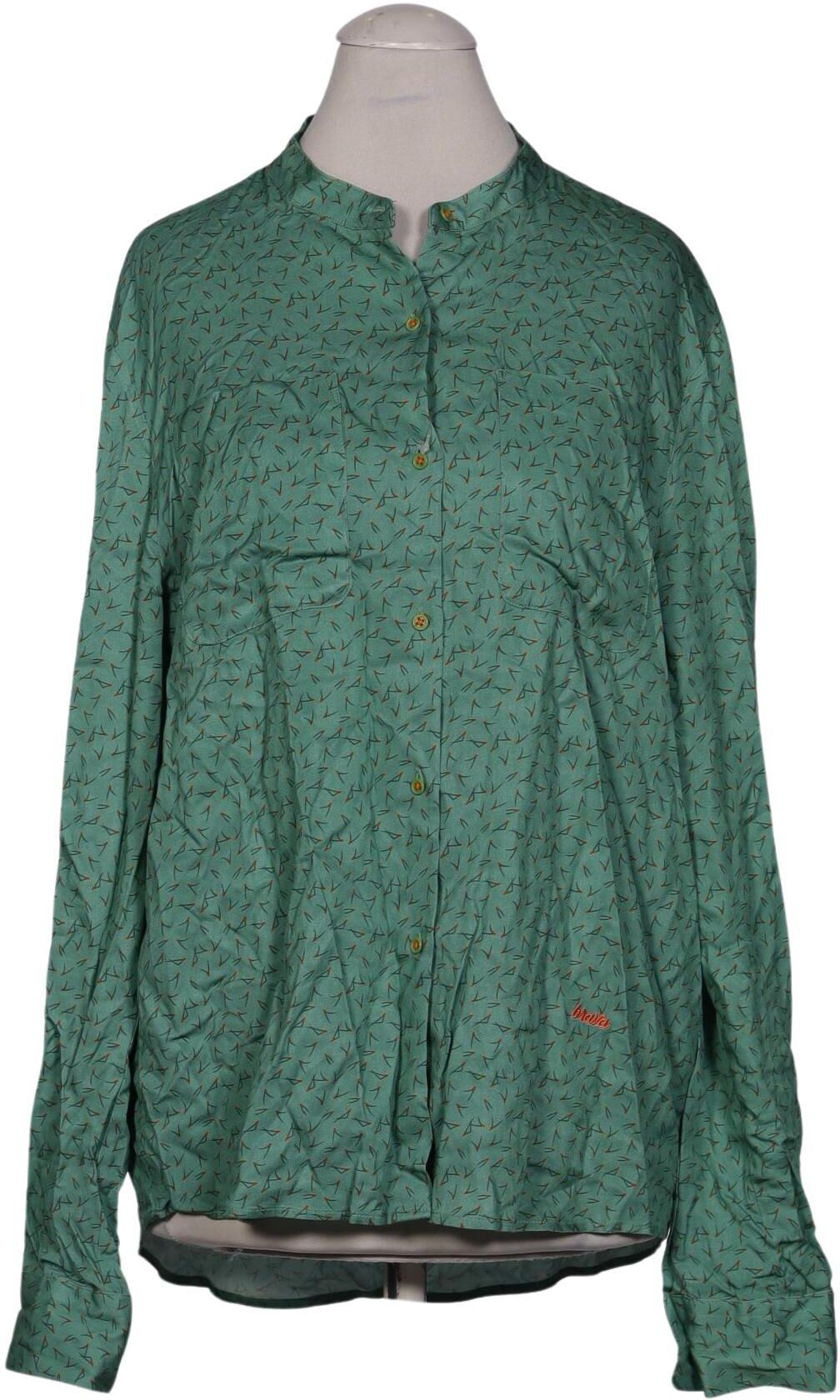 Brava Fabrics Damen Bluse, Grün, Gr. S, Viskose - Second Hand