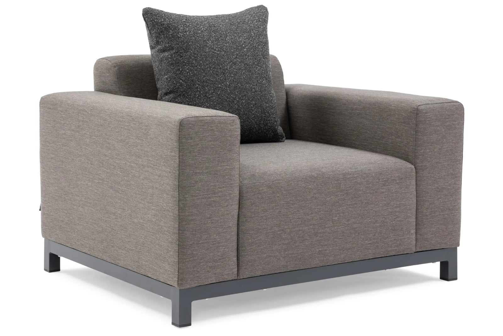 De Laan Projects Soleil lounge tuinstoel - Modern aluminium - Grijs