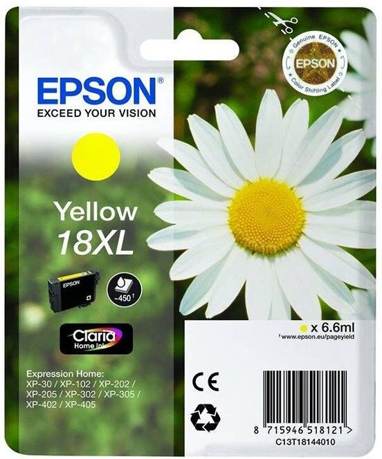 TINTEIRO EPSON 18 XL Y (C13T18144022)