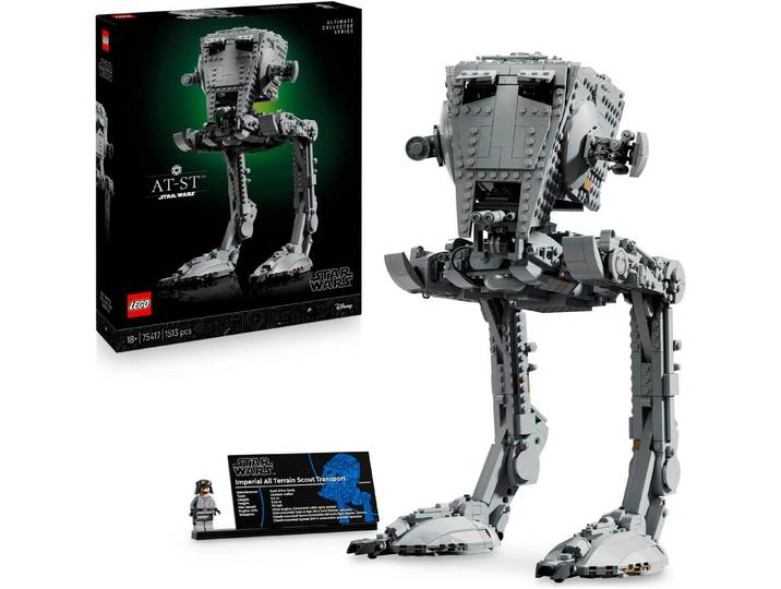 LEGO® AT-ST Kampfläufer (75417), LEGO Star Wars™ Konstruktionsspielsteine, (1513 St), Made in Europe