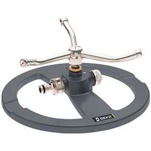 GEKA Rasensprenger plus 17.0005.9, 3-Arm-Kreisregner, für Flächen bis 113m²