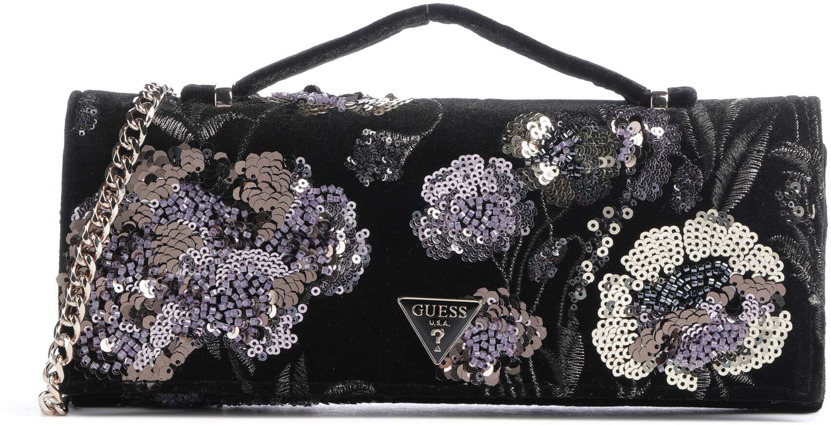 Guess Tasmin Clutch, schwarz