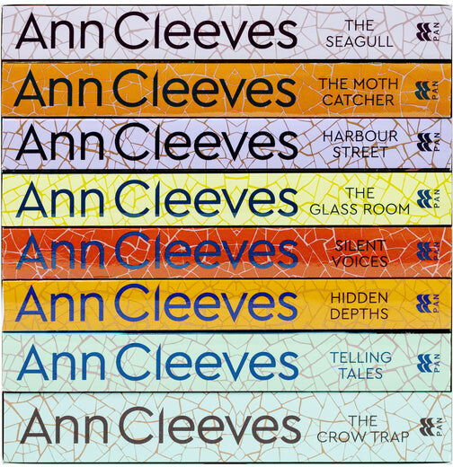 MACMILLAN Ann Cleeves Tv Vera Stanhope Series Collection 8 Books Set Telling Tales Harbour Street Silent Voices Hidden Depths