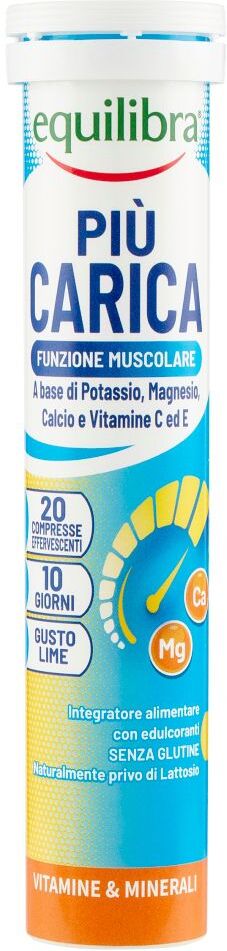 EQUILIBRA Srl Equilibra Più Carica, 20 Compresse Effervescenti
