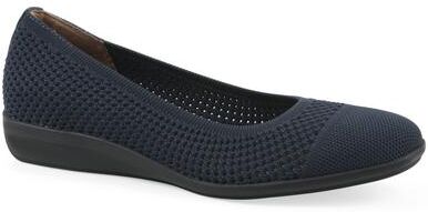 Women's Florian Ballet Flat by White Mountain in Navy Fabric (Size 7 M)
