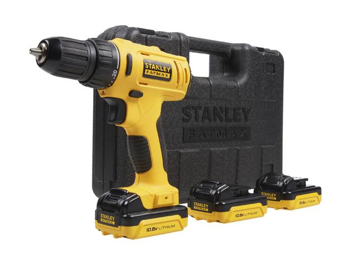 Stanley Akku-Bohrschrauber Fmc011S3 10.8 V 3 Akkus