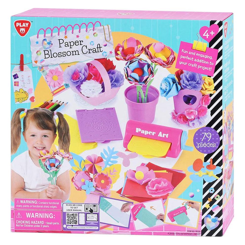 Play Papierblumen-Bastelset, 79-tlg. (49580621)