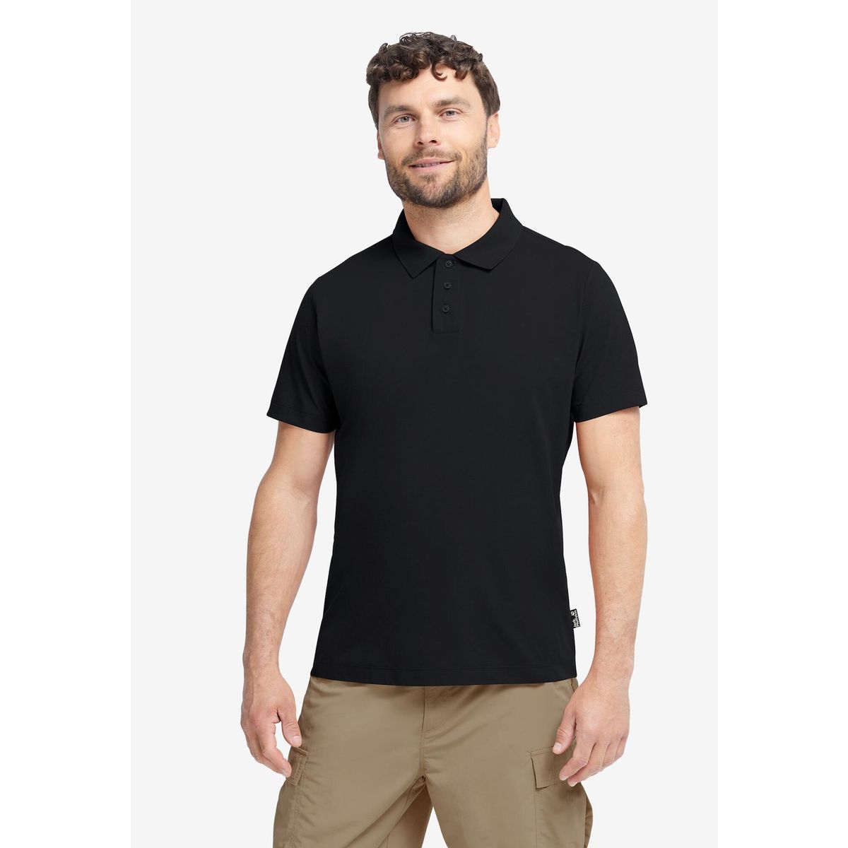 Jack Wolfskin Travel Polo M black (6000) S A65932_6000_A06