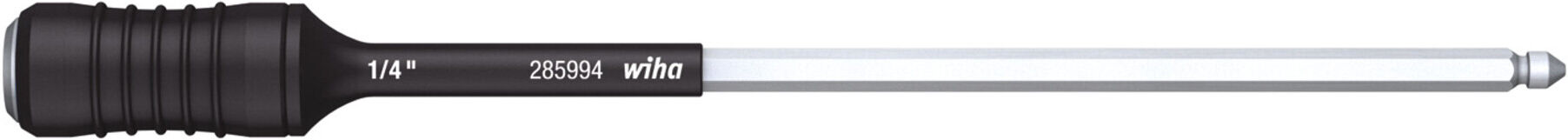 Wiha Bithalter für Drehmomentschraubendreher mit Längsgriff, 1/4, 162 mm, 27526)