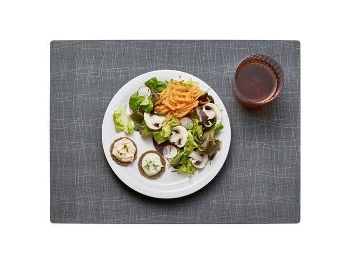 Tischset Velma Wellen 33 x 0 x 45cm Beige/Beige