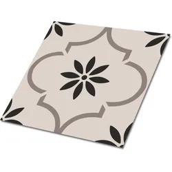 FLIESENAUFKLEBER 9 Stück 30x30 cm selbstklebend Arabisches Blumenmuster