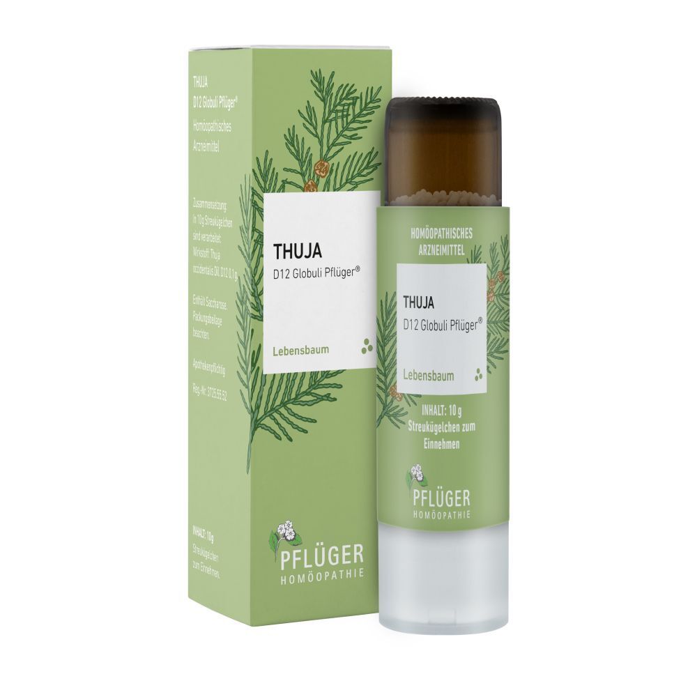 Thuja D 12 Globuli Pflüger Globulispender 10 g