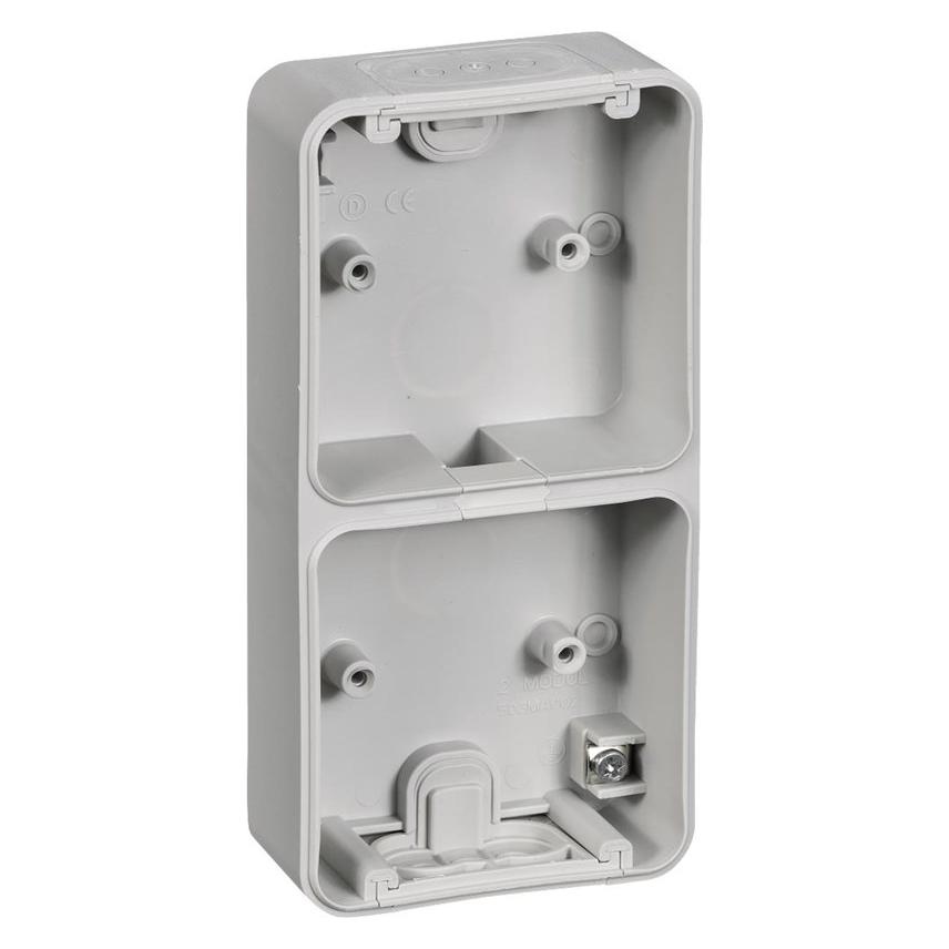 LK OPUS 74 Unterlage 2 Module vertikal, hellgrau (LY) (523M5002)