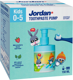 Jordan Toothpaste Pump Kids 0-5A 150 ml