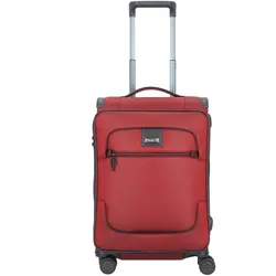 Stratic Bay S 4-Rollen Trolley 57 cm, Koffer, Rot