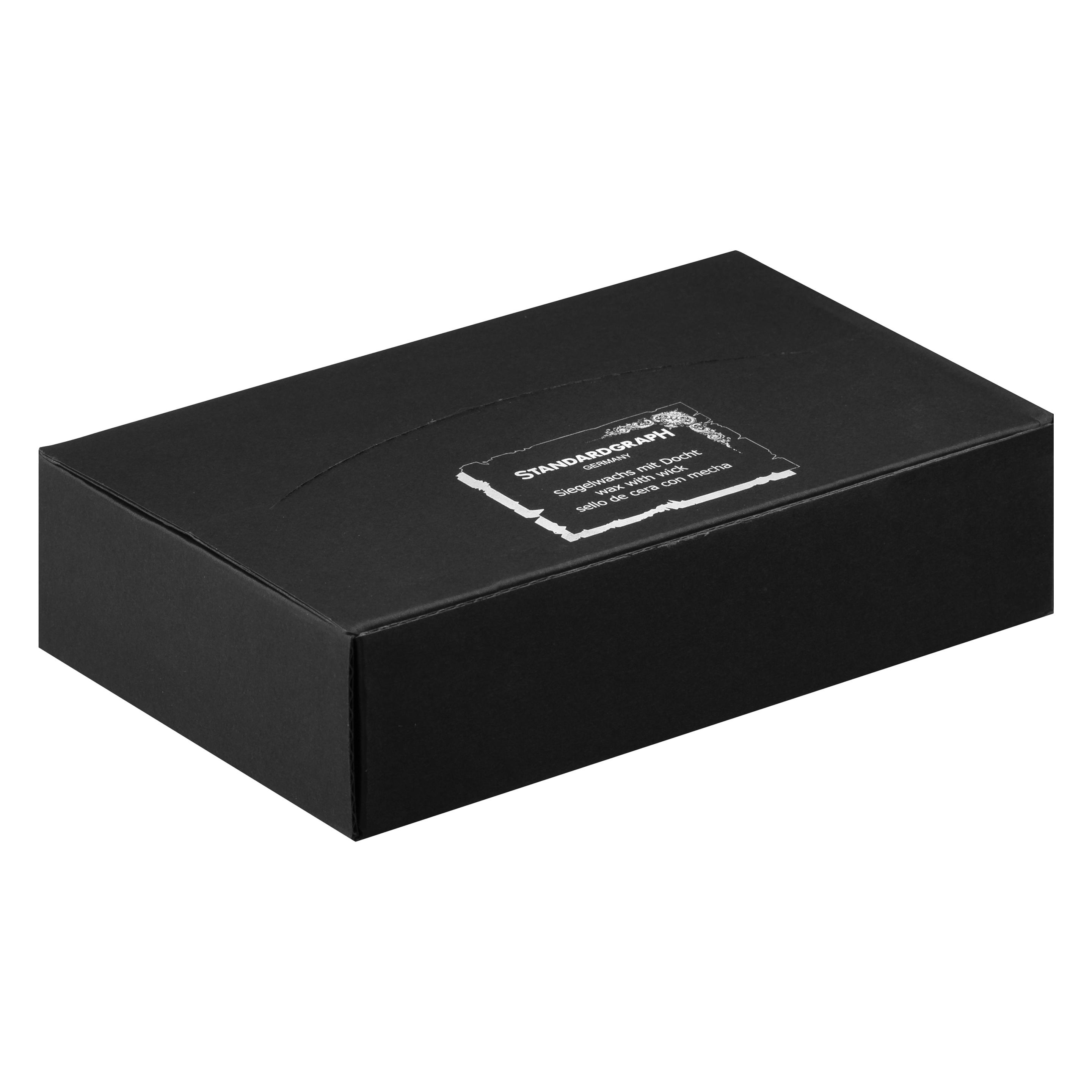 Standardgraph Siegelwachs mit Docht Silber Karton 36 Stck (ST-4104-19-SG)