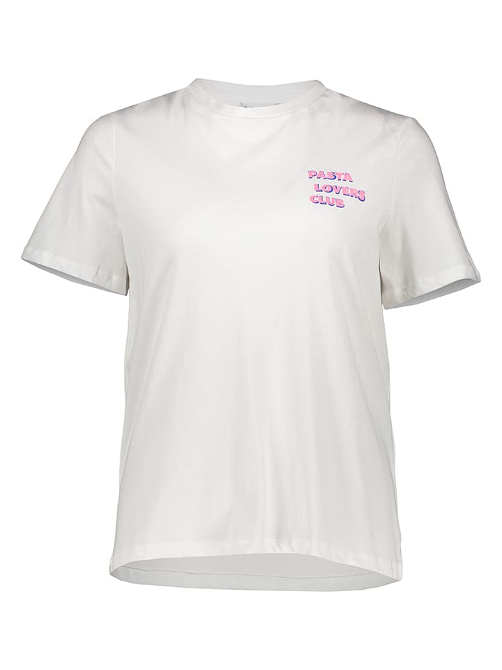 Pieces Shirt in Weiß - M