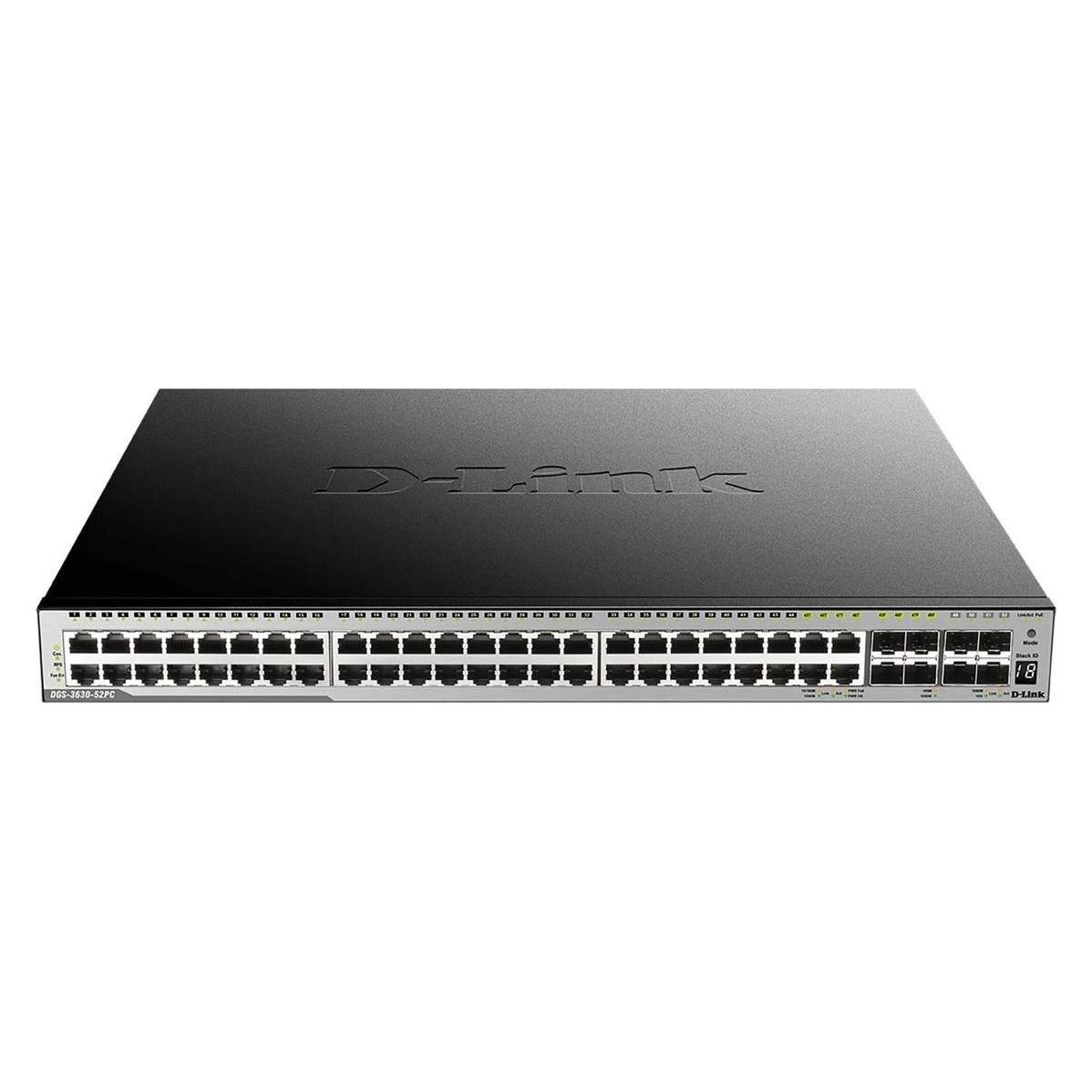 D-Link 52-P LAYER 3 GIGABIT POE SWITCH (52 Ports) (DGS-3630-52PC/SI/E)