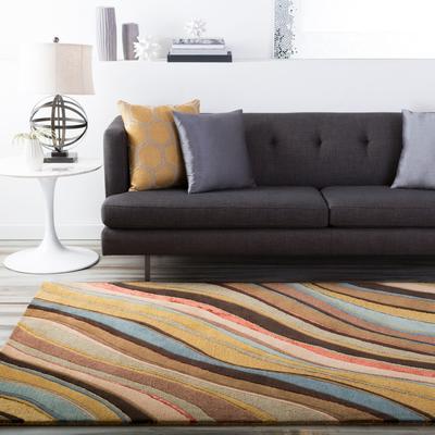 Livabliss The Curated Nomad Pinos Hand Tufted Bohemian & Eclectic Stripe Area Rug