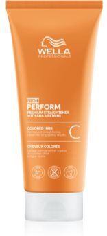 Wella Perform+ Straightener C ondulação permanente para cabelo pintado 200 ml. Perform+ Straightener C
