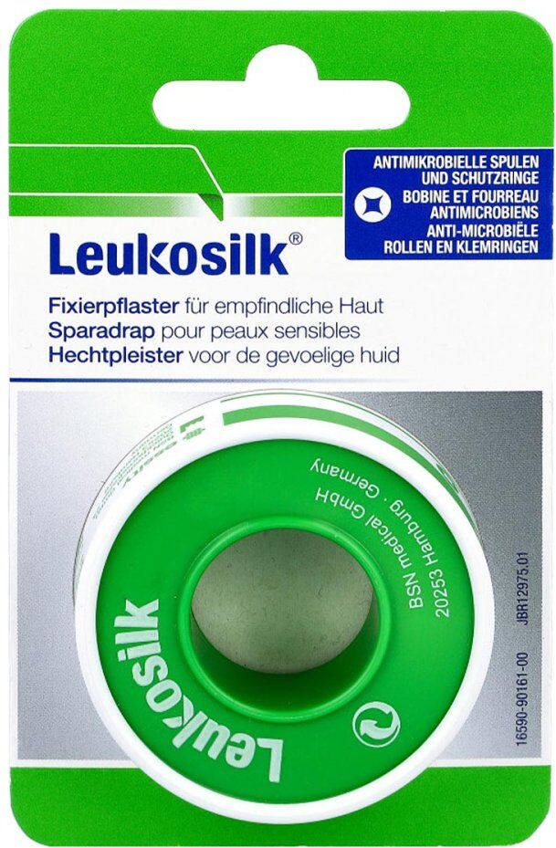 Leukosilk Blisterkarte 5 m x 1,25 cm