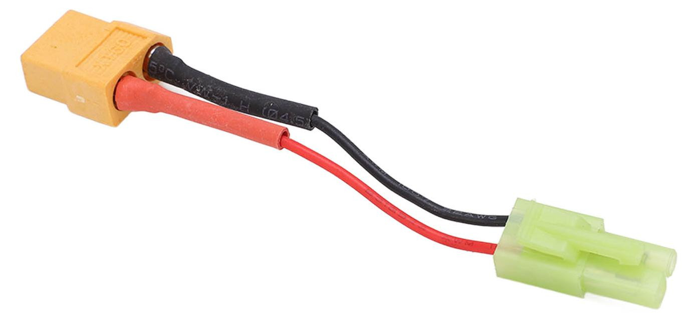 XT60-naar-Tamiya adapterkabel voor RC-LiPo-laders, 6 cm
