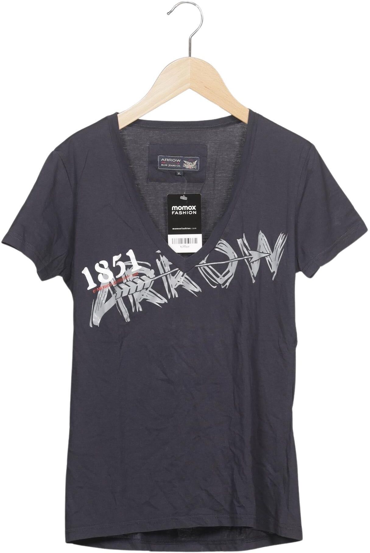 Arrow Damen T-Shirt, Marineblau, Gr. XL, Baumwolle - Second Hand